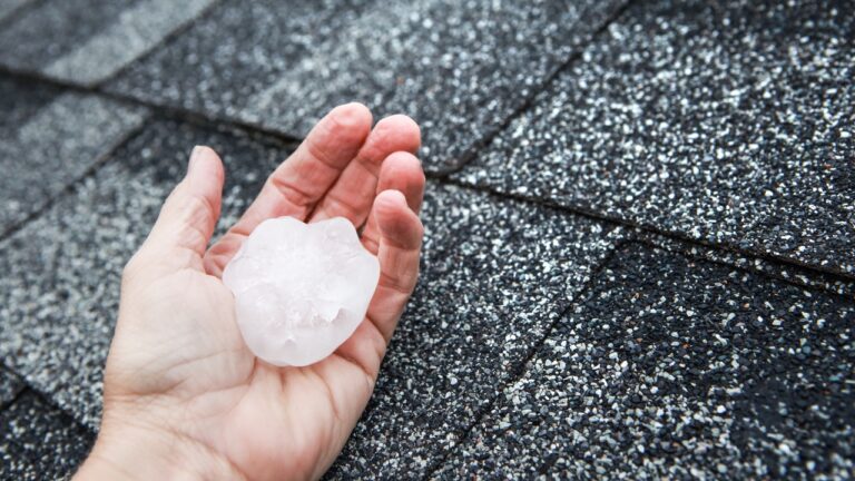 What Hail Damage Really Looks Like on a Texas Roof, Fence, and Gutters