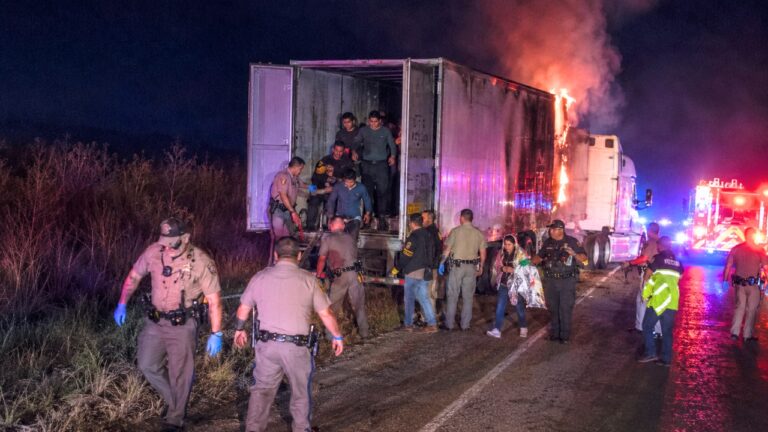 39 Migrants Rescued From Burning Semi-Trailer After Chase South of San Antonio
