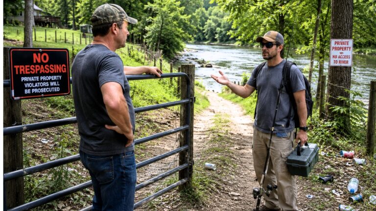 People Kept Asking to Cross Private Property to Fish the River — Then Damage, Litter, and Privacy Turned It Into a Problem