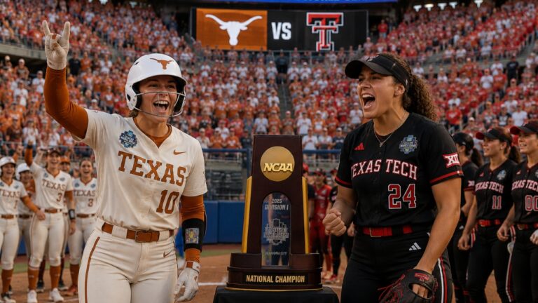 Texas and Texas Tech Turn the Women’s College World Series Into an All-Texas Showdown