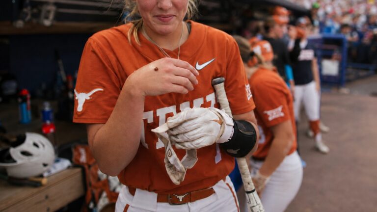 Texas Softball Player’s Ladybug Good-Luck Habit Goes Viral During World Series Run